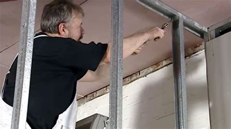 metal studs in a house|installing metal studs for drywall.